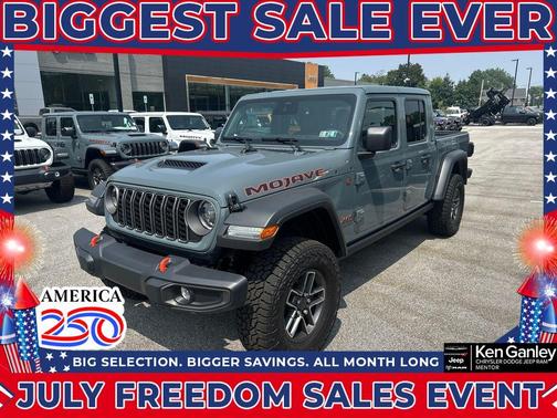 Anvil Clearcoat 2026 Jeep Gladiator Mojave