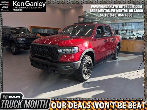 Molten Red Pearlcoat 2026 RAM 1500 Rebel