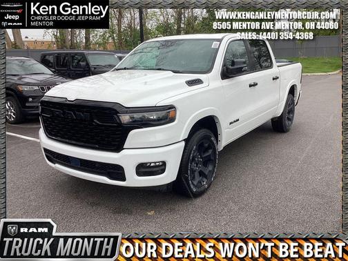 Bright White Clearcoat 2026 RAM 1500 Big Horn/Lone Star