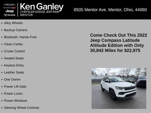2022 Jeep Compass Altitude