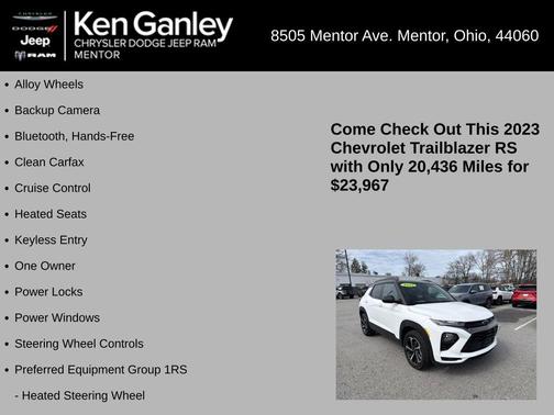 2023 Chevrolet Trailblazer RS