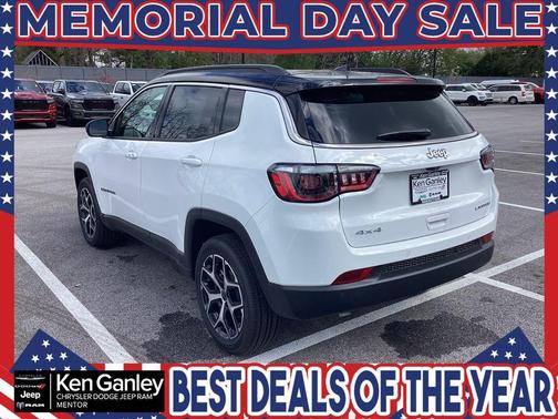 Bright White Clearcoat 2026 Jeep Compass Limited