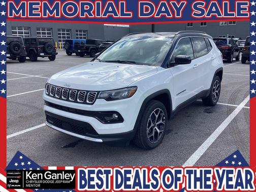Bright White Clearcoat 2026 Jeep Compass Limited