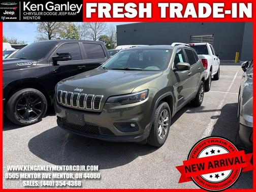 Olive Green Pearlcoat 2019 Jeep Cherokee Latitude Plus