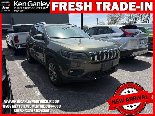 Olive Green Pearlcoat 2019 Jeep Cherokee Latitude Plus