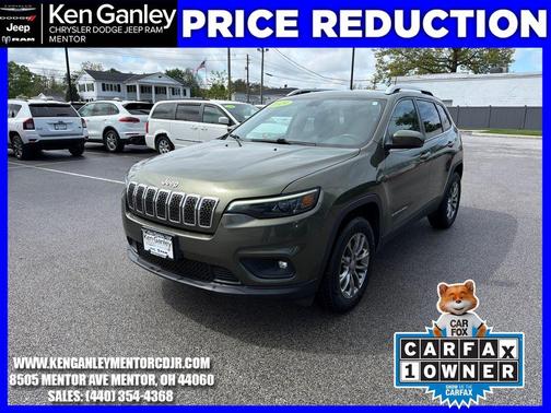 Olive Green Pearlcoat 2019 Jeep Cherokee Latitude Plus