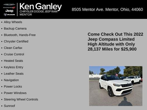 2022 Jeep Compass Altitude