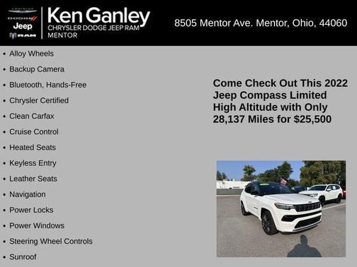 2022 Jeep Compass Altitude