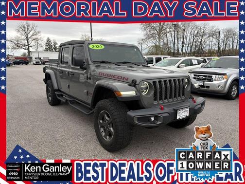 Sting Gray Clearcoat 2020 Jeep Gladiator Rubicon