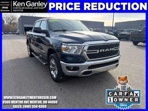 Patriot Blue Pearlcoat 2022 RAM 1500 Big Horn