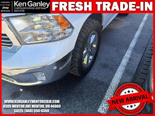 Bright White Clearcoat 2017 RAM 1500 Big Horn