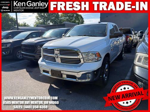 Bright White Clearcoat 2017 RAM 1500 Big Horn