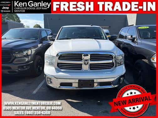 Bright White Clearcoat 2017 RAM 1500 Big Horn