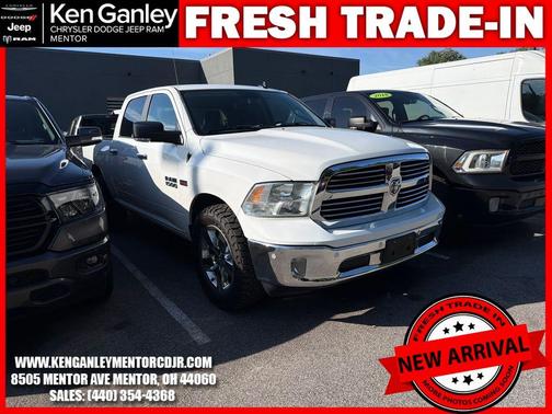 Bright White Clearcoat 2017 RAM 1500 Big Horn