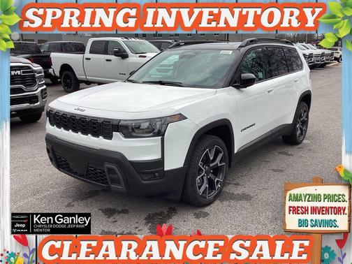 Bright White Clearcoat 2026 Jeep Cherokee Overland