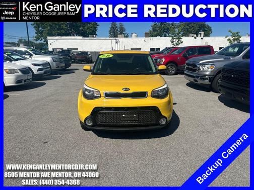 Solar Yellow 2016 Kia Soul +
