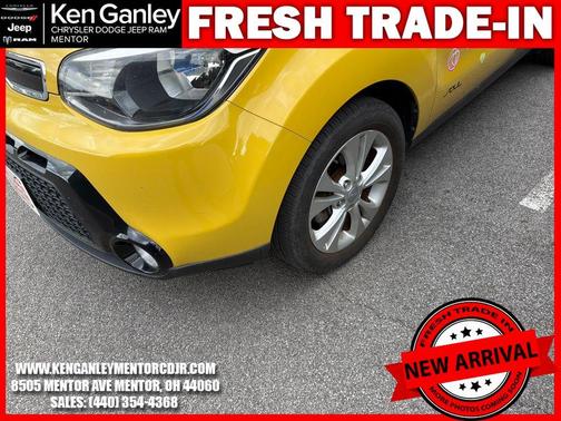 Solar Yellow 2016 Kia Soul +