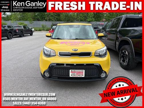 Solar Yellow 2016 Kia Soul +