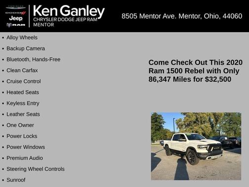 2020 RAM 1500 Rebel