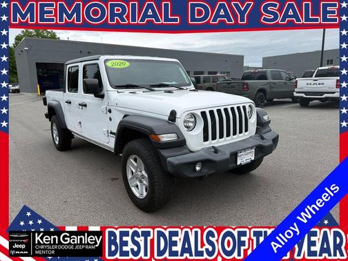 Bright White Clearcoat 2020 Jeep Gladiator Sport