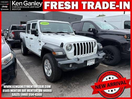 Bright White Clearcoat 2020 Jeep Gladiator Sport