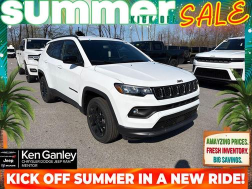 Bright White Clearcoat 2026 Jeep Compass Latitude