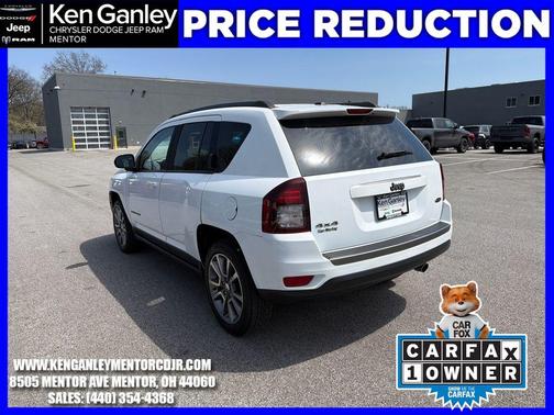 Bright White Clearcoat 2017 Jeep Compass Sport