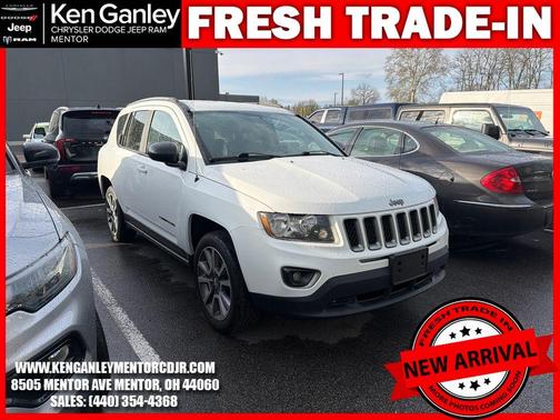 Bright White Clearcoat 2017 Jeep Compass Sport
