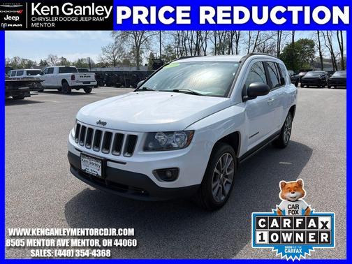 Bright White Clearcoat 2017 Jeep Compass Sport