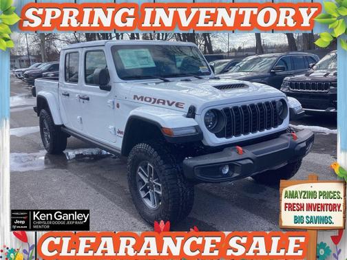 Bright White Clearcoat 2026 Jeep Gladiator Mojave