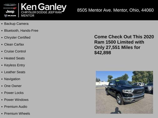 2020 RAM 1500 Limited