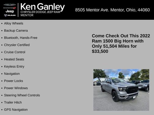 2022 RAM 1500 Big Horn