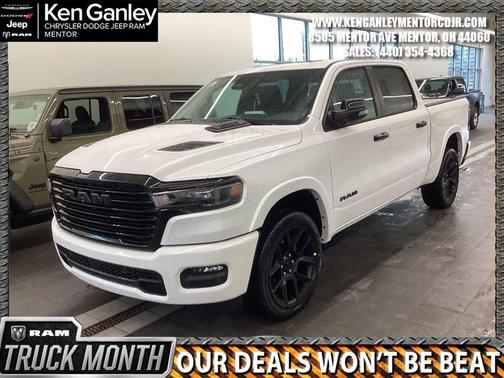 Ivory White 2026 RAM 1500 Laramie