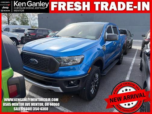 Blue 2021 Ford Ranger XLT