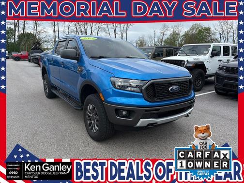 Blue Metallic 2021 Ford Ranger XLT