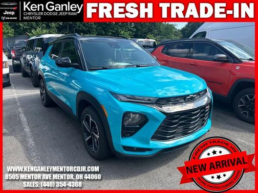 Oasis Blue 2021 Chevrolet Trailblazer RS