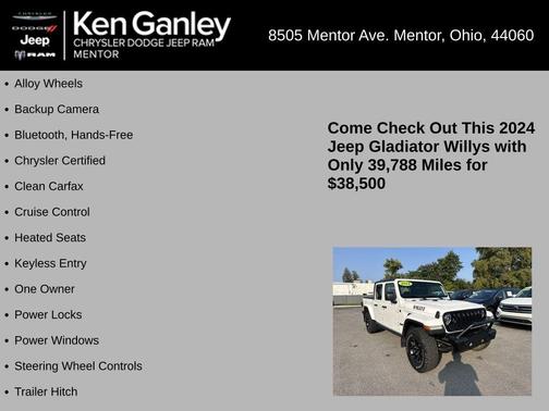2024 Jeep Gladiator Sport