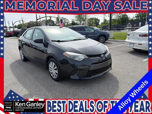 Black Sand Pearl 2016 Toyota Corolla LE