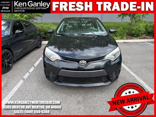 Black Sand Pearl 2016 Toyota Corolla LE