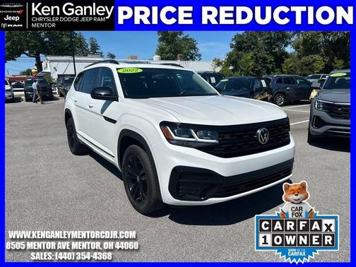 2022 Volkswagen Atlas 3.6 V6 SEL R-Line Black