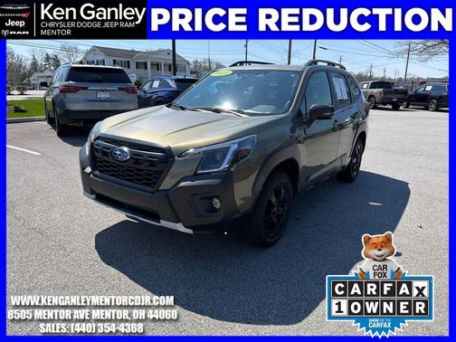 Autumn Green Metallic 2023 Subaru Forester Wilderness