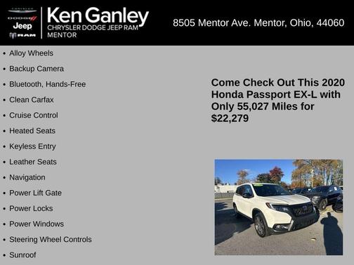 2020 Honda Passport EX-L