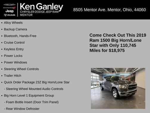 2019 RAM 1500 Big Horn