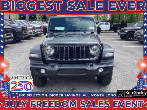 Granite Crystal Clearcoat Metallic 2026 Jeep Wrangler Sport