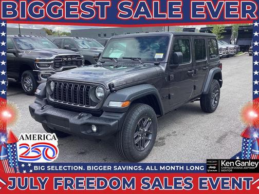 Granite Crystal Clearcoat Metallic 2026 Jeep Wrangler Sport