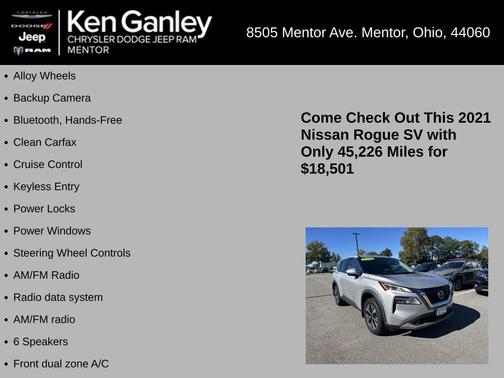 2021 Nissan Rogue SV