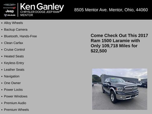 2017 RAM 1500 Laramie