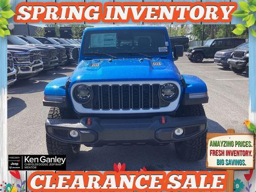 Hydro Blue Pearlcoat 2026 Jeep Gladiator Rubicon