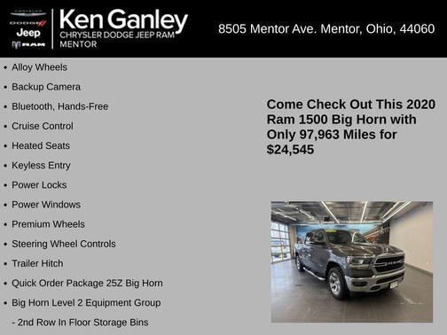 2020 RAM 1500 Big Horn