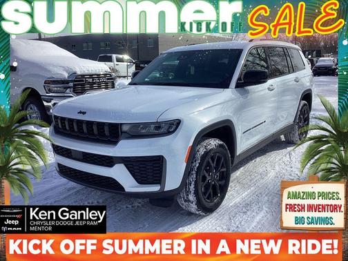 Bright White Clearcoat 2026 Jeep Grand Cherokee L Altitude